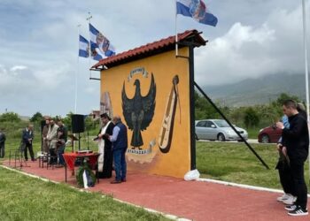 Στιγμιότυπο από το περσινό τρισάγιο στο Μνημείο του Πόντου της Ακρινής (φωτ.: Instagram/syllogos_akrinhs)