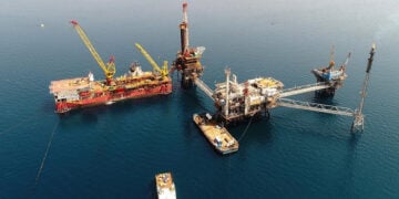 Οι εξέδρες του Πρίνου (φωτ.: energean)