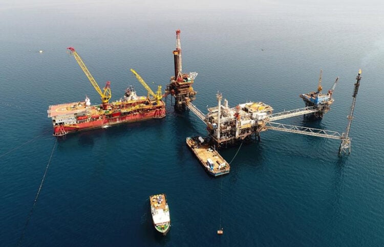Οι εξέδρες του Πρίνου (φωτ.: energean)