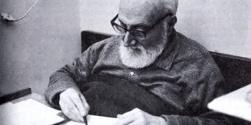 Ο Στρατής Δούκας κατάκοιτος (πηγή: Ινστιτούτο Νεοελληνικών Ερευνών)