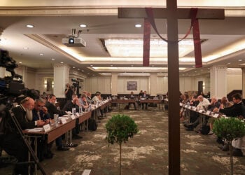 Στιγμιότυπο από την έναρξη του συνεδρίου της Επιτροπής των Εκκλησιών για τις Διεθνείς Υποθέσεις (φωτ.: WCC / Ivars Kupcis)