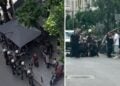 Εικόνες από τα επεισόδια (πηγή: instagram.com/antireport.skg/)