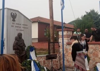 (Φωτ.: facebook/Ένωση Μωμόγερων Λιμνοχωρίου Βαλτονέρων Αναργύρων «Οι Τσαγούσιδες»)
