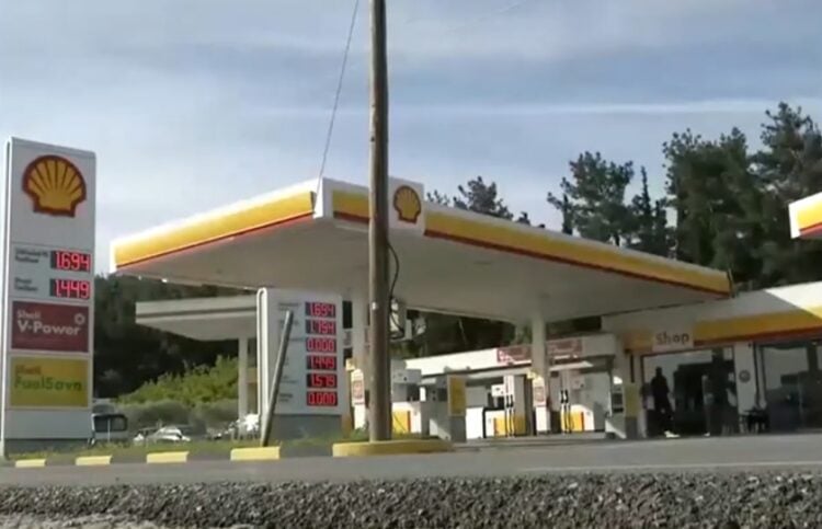 Το πρατήριο καυσίμων όπου σημειώθηκε το επεισόδιο με τους πυροβολισμούς (φωτ.: glomex)