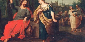 Ο Ιησούς και η Σαμαρείτιδα διά χειρός Cornelis Schut, 1650 (πηγή: commons.wikimedia.org)