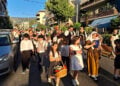 Με το αμίλητο νερό στους δρόμους της Καισαριανής (φωτ.: Facebook / Μικρασιατικός Σύλλογος Καισαριανής)
