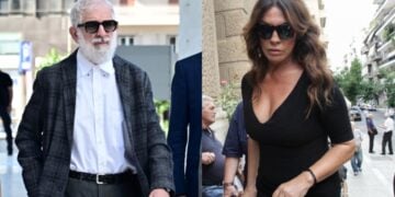 Ο Πέτρος Φιλιππίδης και η Βάνα Μπάρμπα (φωτ. αρχείου: EURLOKINISSI)