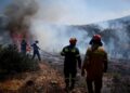 Εικόνα πυρκαγιά στο Άνω Σούλι Μαραθώνα (φωτ.: Θανάσης Δημόπουλος/ EUROKINISSI)