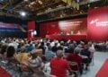 Στιγμιότυπο από το 5ο Συνέδριο του ΣΥΡΙΖΑ - Προοδευτική Συμμαχία (φωτ.: Eurokinissi/Σωτήρης Δημητρόπουλος)