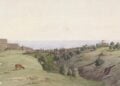 Άποψη της Τραπεζούντας από τον νότο, το 1833 (πηγή: en.wikipedia.org/wiki/Trabzon/ Godfrey Thomas Vigne)