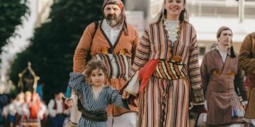 Στιγμιότυπο από το 5ο Αντάμωμα Μικρασιατών, στο Αγρίνιο (φωτ.: Facebook / Γιώργος Παπαναστασίου)