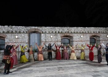 Οι Πόντιοι του Αρκαδικού στα «Ελευθέρια» του δήμου Δράμας (φωτ.: facebook/Πολιτιστικός Σύλλογος Αρκαδικού)