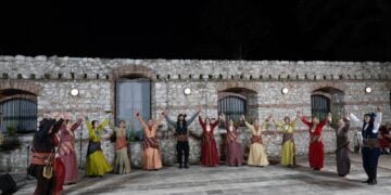 Οι Πόντιοι του Αρκαδικού στα «Ελευθέρια» του δήμου Δράμας (φωτ.: facebook/Πολιτιστικός Σύλλογος Αρκαδικού)