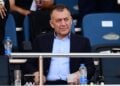 Ο Γιάννης Βρούτσης παρακολουθεί τον τελικό Κυπέλλου ΟΦΗ-Ολυμπιακός (φωτ.:  EUROKINISSI /  Klodian Lato)