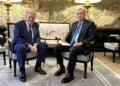 Στιγμιότυπο από τη συνάντηση του Ντόναλντ Τραμπ με τον Ρετζέπ Ταγίπ Ερντογάν στη Χάγη (φωτ.: Χ/Square profile picture
Anadolu English)