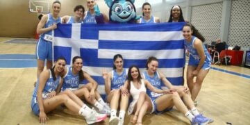 Η Εθνική ομάδα μπάσκετ γυναικών (φωτ.: EUROKINISSI/Μάρκος Χουζούρης)