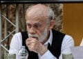 Ο Γιώργος Λιάνης σε παρουσίαση βιβλίου, το 2022 (φωτ.; EUROKINISSI / Μιχάλης Καραγιάννης)