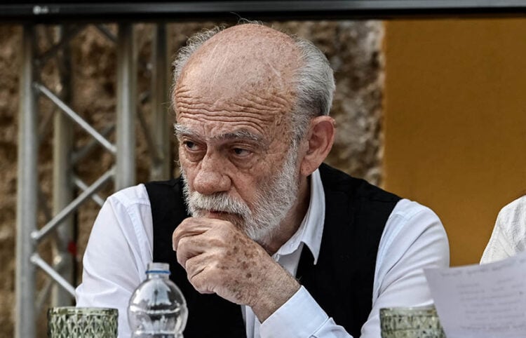 Ο Γιώργος Λιάνης σε παρουσίαση βιβλίου, το 2022 (φωτ.; EUROKINISSI / Μιχάλης Καραγιάννης)
