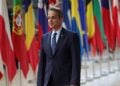 Ο Έλληνας πρωθυπουργός στις Βρυξέλλες (φωτ.: EPA/Olivier Matthys)