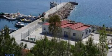 Το λιμάνι της Πέτρας στη δυτική Λέσβο (φωτ.: Δήμος Δυτικής Λέσβου)