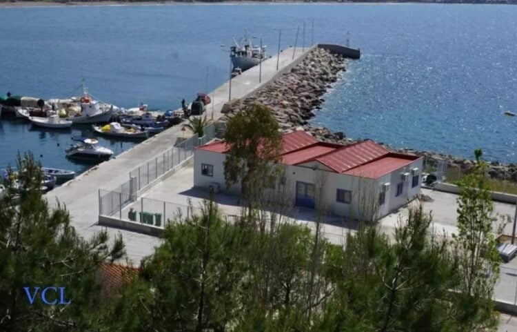 Το λιμάνι της Πέτρας στη δυτική Λέσβο (φωτ.: Δήμος Δυτικής Λέσβου)