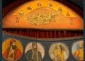 Το μνημείο απεικονίζει την Κύπρο με αγνοούμενους και αγίους (φωτ.: instagram/vasilis.palmas)