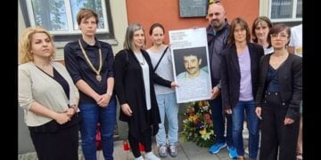 Η φωτογραφία είναι από παλαιότερη εκδήλωση στη μνήμη του Θεόδωρου Βουλγαρίδη (φωτ.: Δορυφόρος Μονάχου)