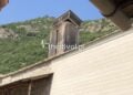 Καμινάδα που έχει υποστεί ζημιές στη Μονή Σίμωνος Πέτρας (φωτ.: thestival.gr)