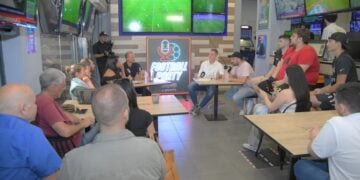 Πάμε Στοίχημα Football Party by Gazzetta σε κατάστημα ΟΠΑΠ στo Αιγάλεω (φωτ.: ΟΠΑΠ)
