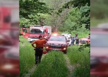 Στιγμιότυπο από την επιχείρηση της ΕΜΑΚ στο σημείο (φωτ.: glomex)