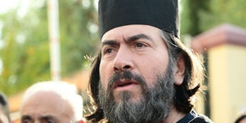 Ο πατέρας Αντώνιος της «Κιβωτού του Κόσμου» (φωτ.: EUROKINISSI / Τατιάνα Μπόλαρη)