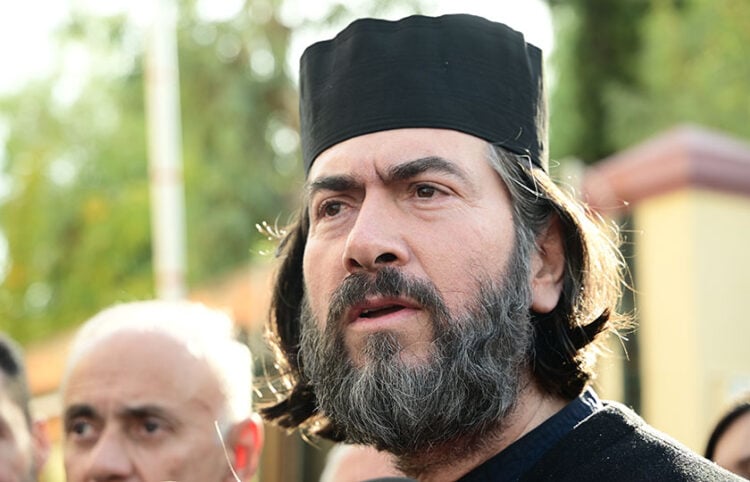 Ο πατέρας Αντώνιος της «Κιβωτού του Κόσμου» (φωτ.: EUROKINISSI / Τατιάνα Μπόλαρη)