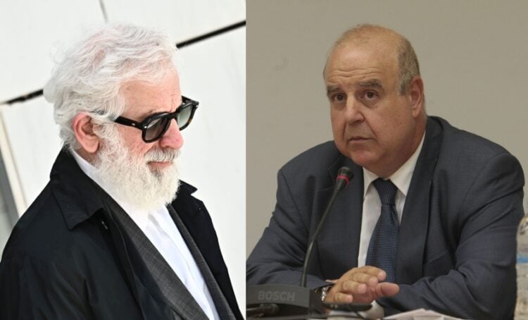 Από αριστερά ο Πέτρος Φιλιππίδης και ο Παύλος Χαϊκάλης (φωτ.: EUROKINISSI/Κώστας Τζούμας/Στέλιος Στεφάνου)