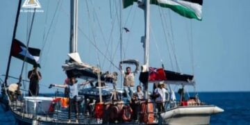 Το πλοίο Madleen μεταφέρει ανθρωπιστική βοήθεια και δωδεκαμελές πλήρωμα (φωτ.: Instagram/thiagoavilabrasil)