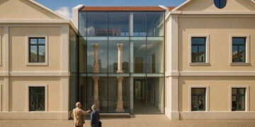 Η κύρια όψη του Πολιτιστικού Κέντρου Μικρασιατικής Μνήμης  (φωτ.: Facebook / Νίκος Σταυρέλης)