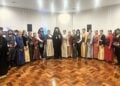Μέλη της Ποντιακής Εστίας Μελβούρνης με τον επίσκοπο Χώρας Ευμένιο (φωτ.: Αρχιεπισκοπή Αυστραλίας)