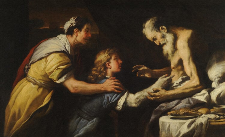 «Η παρουσίαση του Ιακώβ στον Ισαάκ», έργο του Luca Giordano (πηγή: Museo Nacional de Bellas Artes & Wikimedia Argentina / commons.wikimedia.org)