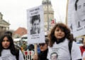 Από συγκέντρωση συγγενών των θυμάτων των νεοναζί, το 2012 (φωτ.: EPA / Bernd Settnik)