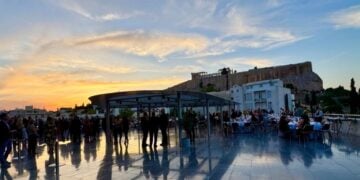 Εικόνα από την εναρκτήρια εκδήλωση του συνεδρίου και του ΙΝΕΛ στο Μουσείο της Ακρόπολης (φωτ.: ΑΠΕ/ΜΠΕ)