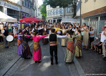 Οι «Αργοναύτες» στο Φεστιβάλ Παλιάς Πόλης του Βάιμπλιγκεν (φωτ.: Facebook / Σύλλογος Ποντίων Αργοναύτες Waiblingen / Παύλος Νικολαΐδης)