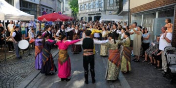 Οι «Αργοναύτες» στο Φεστιβάλ Παλιάς Πόλης του Βάιμπλιγκεν (φωτ.: Facebook / Σύλλογος Ποντίων Αργοναύτες Waiblingen / Παύλος Νικολαΐδης)