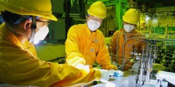 Εικόνα από το πυρηνικό εργοστάσιο China National Nuclear Corporation (CNNC) στην Κίνα (φωτ. αρχείου: EPA/XINHUA / CNNC)