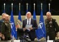Παρουσίαση από τον υπουργό Εθνικής Άμυνας Νίκο Δένδια της Β' φάσης της μεταρρύθμισης «ΑΤΖΕΝΤΑ 2030» στις Ένοπλες Δυνάμεις, Πέμπτη 24 Ιουλίου 2025. (Φωτ.: Eurokinissi/Μιχάλης Καραγιάννης)
