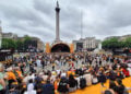 Στο McLaren Racing Live που διοργανώθηκε στην Trafalgar Square στο Λονδίνο (φωτ.: ΟΠΑΠ)