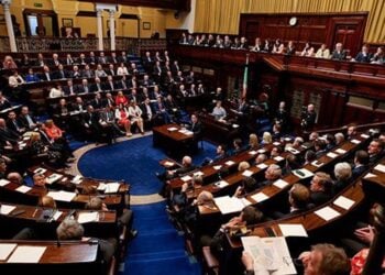 Εικόνα από την Κάτω Βουλή του ιρλανδικού Κοινοβουλίου (φωτ.: facebook.com/anc.gr/Αρμενική Εθνική Επιτροπή Ελλάδος - Armenian National Committee of Greece)
