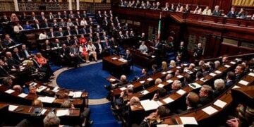 Εικόνα από την Κάτω Βουλή του ιρλανδικού Κοινοβουλίου (φωτ.: facebook.com/anc.gr/Αρμενική Εθνική Επιτροπή Ελλάδος - Armenian National Committee of Greece)