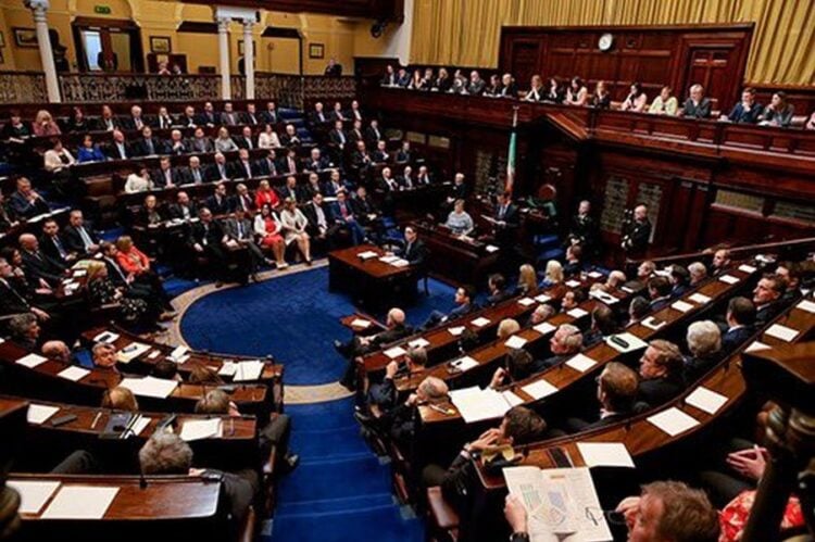 Εικόνα από την Κάτω Βουλή του ιρλανδικού Κοινοβουλίου (φωτ.: facebook.com/anc.gr/Αρμενική Εθνική Επιτροπή Ελλάδος - Armenian National Committee of Greece)