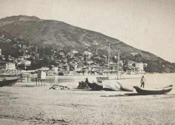 H παραλία των Κοτυώρων, το 1877 (πηγή: ozhanozturk.com)