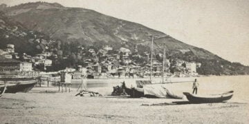 H παραλία των Κοτυώρων, το 1877 (πηγή: ozhanozturk.com)