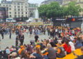 Στο McLaren Racing Live που διοργανώθηκε στην Trafalgar Square στο Λονδίνο (φωτ.: ΟΠΑΠ)